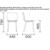 Technopolymer chair Yardimci