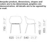 Polypropylene chair Yardimci