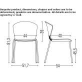 Stackable polypropylene chair Jonen