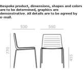 Stackable chair Jibou