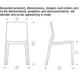 Stackable polypropylene chair Oksfjord