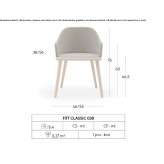 Modern style restaurant chair with armrests Industry