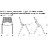 Krzesło recepcyjne z możliwością sztaplowania Luserna