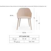 Ash wood armchair Industry