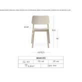 Beech chair Saviore