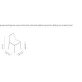 Krzesło polipropylenowe z możliwością sztaplowania Hansnes