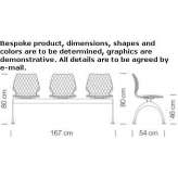 Polypropylene beam seat Ossana