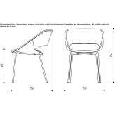 Restaurant chair Ursel