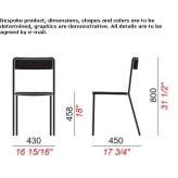 Stackable plate chair Sezemice