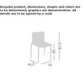 Technopolymer chair Ochamps