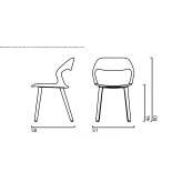 Polypropylene chair Orista