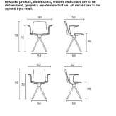 Upholstered trestle chair with armrests Kovrov