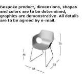 A chair based on a sled with armrests Norwell