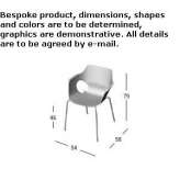 Chair with armrests Norwell