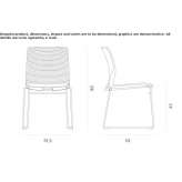 Stackable chair Andenne