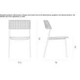 Polypropylene chair Andenne