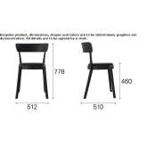 Polypropylene chair Aigle