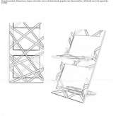 Folding plywood chair Gaviao