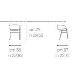 Chair with armrests Pennard