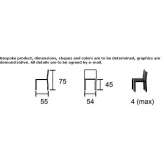 Krzesło strukturalne z poliuretanu, z możliwością układania w stosy Kalkara