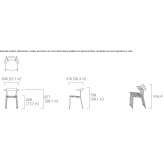 Stackable beech chair Linthal