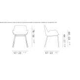 Chair with armrests Osesti