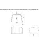 Sound-absorbing desk partition/wall-mounted telephone booth Esher
