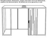 Acoustic office booth with built-in lighting for a coffee break Camapua