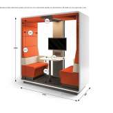 Acoustic office booth Arica