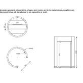 Office booth made of acoustic fabric Goiesti