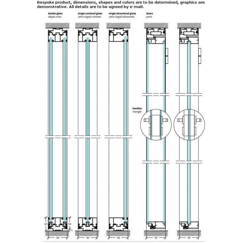 Movable glass wall IJlst Movable glass wall IJlst