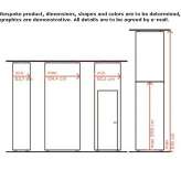 Cardboard partition wall Bodedern