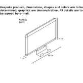 Workstation screen/desktop partition Proaza