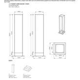 Recycled PET acoustic column Glandore