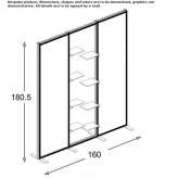 Freestanding modular office screen Marinici