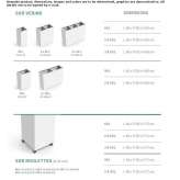Steel waste paper bin for sorting garbage Igualada