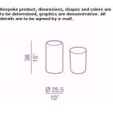 Technopolymer waste paper bin Varteju