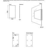 Acoustic panel with power magnets Thurmond