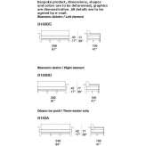 Segmentowa modułowa sofa ogrodowa z tkaniny Tavoleto