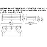 Teak garden sofa Vilches