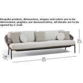 3-seater garden string sofa Brzyska