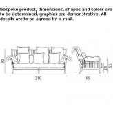 3-osobowa sofa ogrodowa iroko Proceno