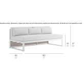 Modułowa sofa ogrodowa Talca