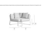 Modular sofa Pamece