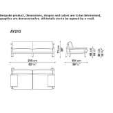 Tkaninowa sofa ogrodowa Guadamur