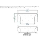 Sofa materiałowa 3-osobowa Hialeah