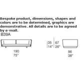 2-seater sofa Plesna