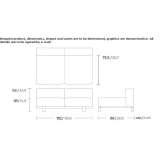 2-seater sofa Santes
