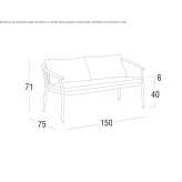 Sofa ogrodowa Warmsen