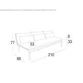 3-seater sofa Haanrade